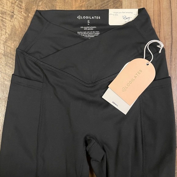 NWT! Blogilates Women's Criss Cross High-Rise Leggings - Black Size Small - Picture 9 of 9